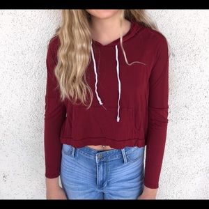 Cropped hoodie